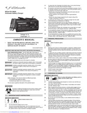 Schumacher Electric PS-1562A Owner's Manual