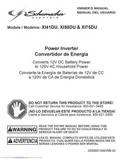 Schumacher Electric XI75DU Owner's Manual