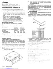 Seagate ST318304FC Installation Manual