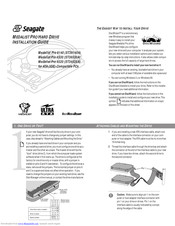 Seagate Medalist Pro 6530 Installation Manual