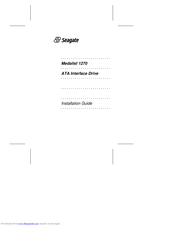 Seagate MEDALIST 1270 Installation Manual