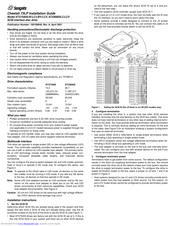 Seagate ST336605LCV Installation Manual