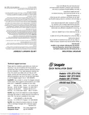 Seagate Medalist ST31082A User Manual