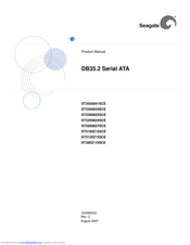 Seagate SERIAL ATA ST3250824SCE Product Manual