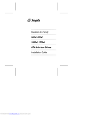 Seagate Medalist 851sl Installation Manual