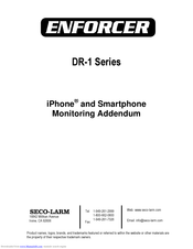 SECO-LARM Enforcer DR-1 Series Manual