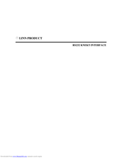 Linn RS232 KNEKT INTERFACE Manual