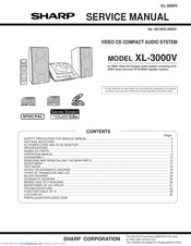 Sharp XL-3000V Service Manual