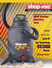 Shop-Vac QSP 925-58 Booklet