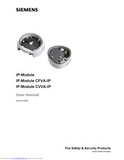 Siemens IP-Module CFVA-IP User Manual