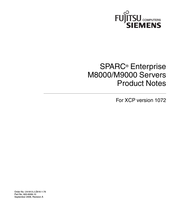 Fujitsu Siemens Computers SPARC Enterprise M9000 Product Notes
