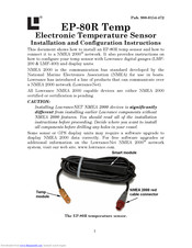 Lowrance EP-80R Temp Installation And Configuration Instructions