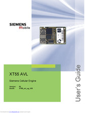 Siemens XT55 AVL User Manual
