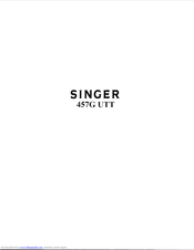 Singer 457G UTT Service Manual