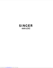 Singer 660A202 Service Manual