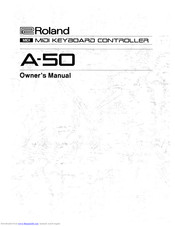 Roland A-50 Owner's Manual