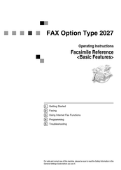 Savin 2027 Operating Instructions Manual