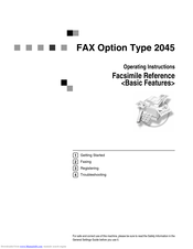 Savin 2045 - Type Print Server Facsimile Reference Manual