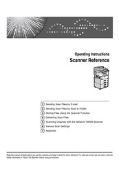 Savin 8030e Operating Instructions Manual