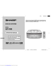 Sharp QT-V5E Operation Manual