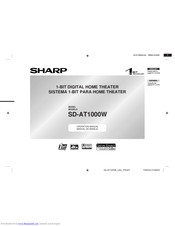 Sharp SD-AT1000W Operation Manual