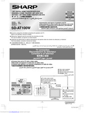 Sharp SD-AT100W Operation Manual