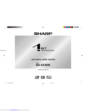 Sharp SD-AT50W Operation Manual