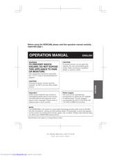 Sharp VIEWCAM VL-SD20S Operation Manual