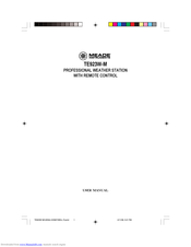 Meade TE923W-M User Manual