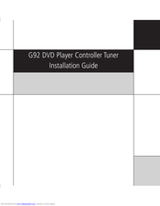 Meridian G92 Installation Manual