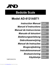 A&D AD-6121ABT1 Instruction Manual