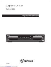 Metronic Zapbox DVR-01 Manual