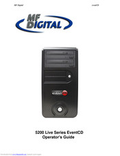 MF DIGITAL 5200 Series EventCD Operator's Manual