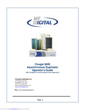 MF DIGITAL Cougar 6600 Client Operator's Manual