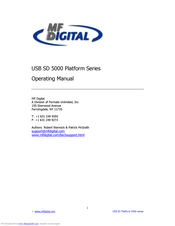 Mf Digital 5000 Platform Series Operating Manual