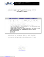 MF DIGITAL DIRECTOR EC Installation Manual