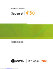 Mitel Superset 4150 User Manual