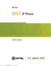 Mitel 5207 User Manual