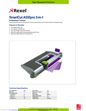 Rexel SmartCut A535pro Specification