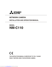 Mitsubishi Electric NM-C110 Installation And Operation Manual