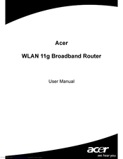 Acer WLAN 11g Broadband Router User Manual