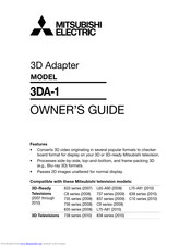 Mitsubishi Electric 3DA-1 Owner's Manual
