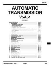 Mitsubishi V5A51-7-ACA Manual