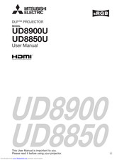 Mitsubishi Electric DLP UD8900U User Manual