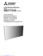 Mitsubishi Electric MDT70IS User Manual