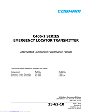 ACR Electronics C406-1 SERIES Abbreviated Component Maintenance Manual