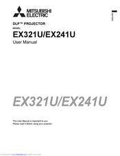 Mitsubishi Electric DLP EX241U User Manual