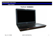 Sony VGN-C Series Disassembly Instructions Manual