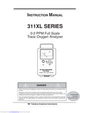 Teledyne 311XL Series Instruction Manual
