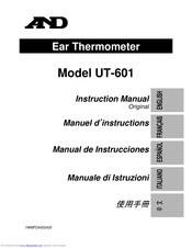 A&D UT-601 Instruction Manual